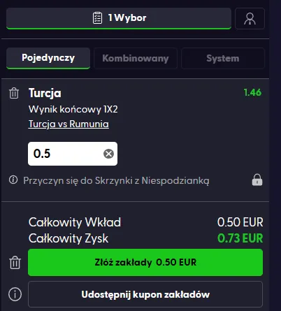 Limity wygranych