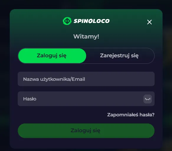 Co zrobić, jeśli Spinoloco login nie działa?